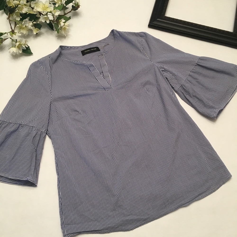 Ivanka Trump striped shirt size Petite XSmall